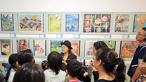 第十六届海峡两岸少儿美术大展北京展呈现“生命万象”