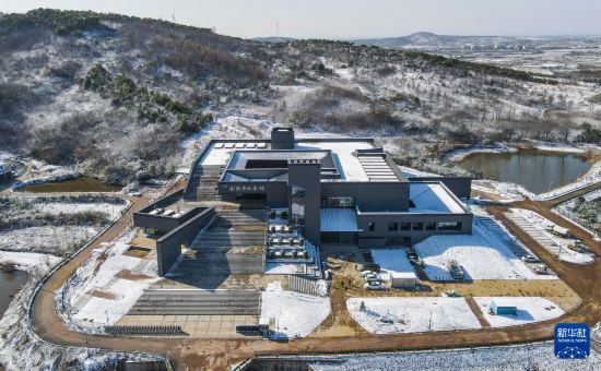 这是2020年12月30日在安徽省合肥市肥西县铭传乡拍摄的刘铭传纪念馆(无人机照片)。新华社发